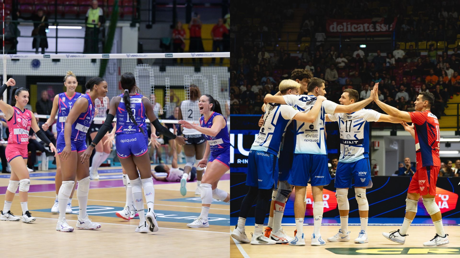 Doppio match, doppia emozione: Numia Vero Volley Milano e Vero Volley Monza protagoniste nella domenica dell’Allianz Cloud