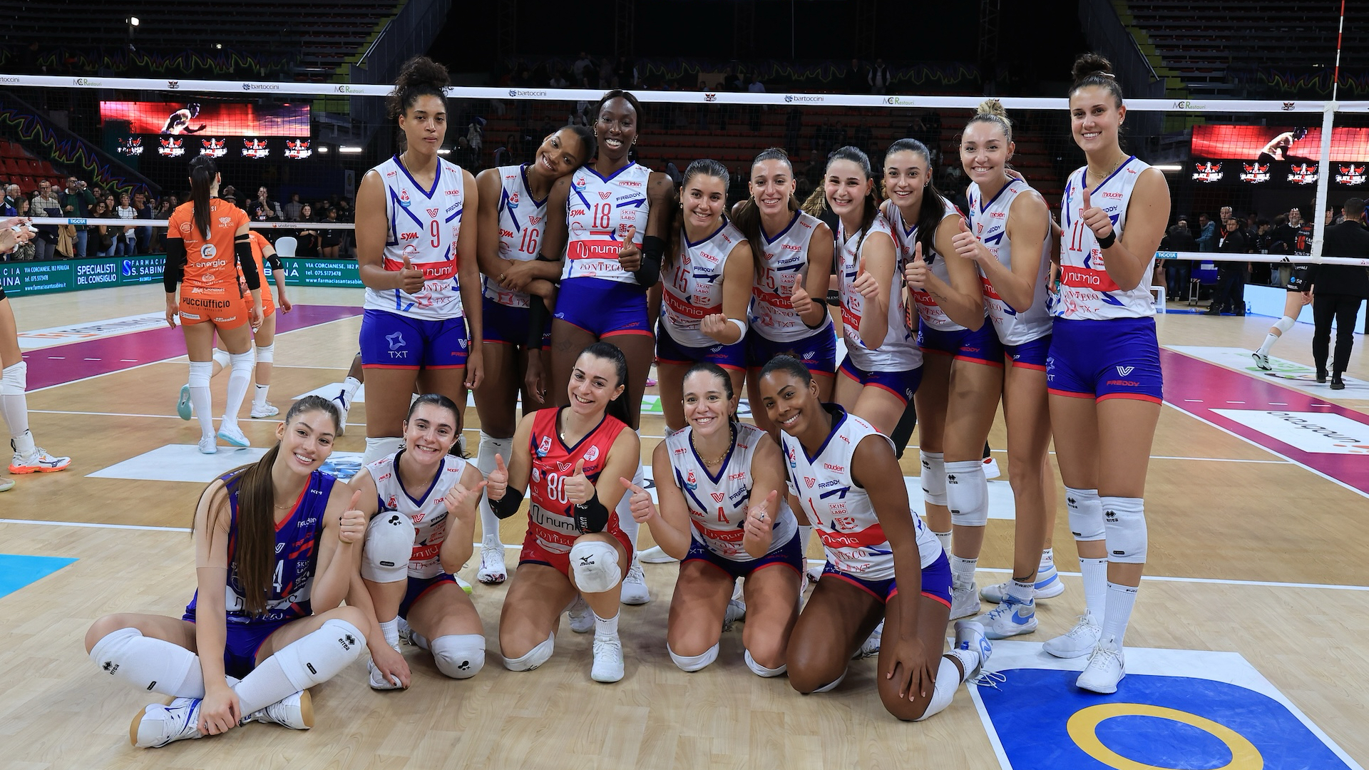 Prima vittoria in trasferta per la Numia Vero Volley Milano: superata 3-0 Perugia