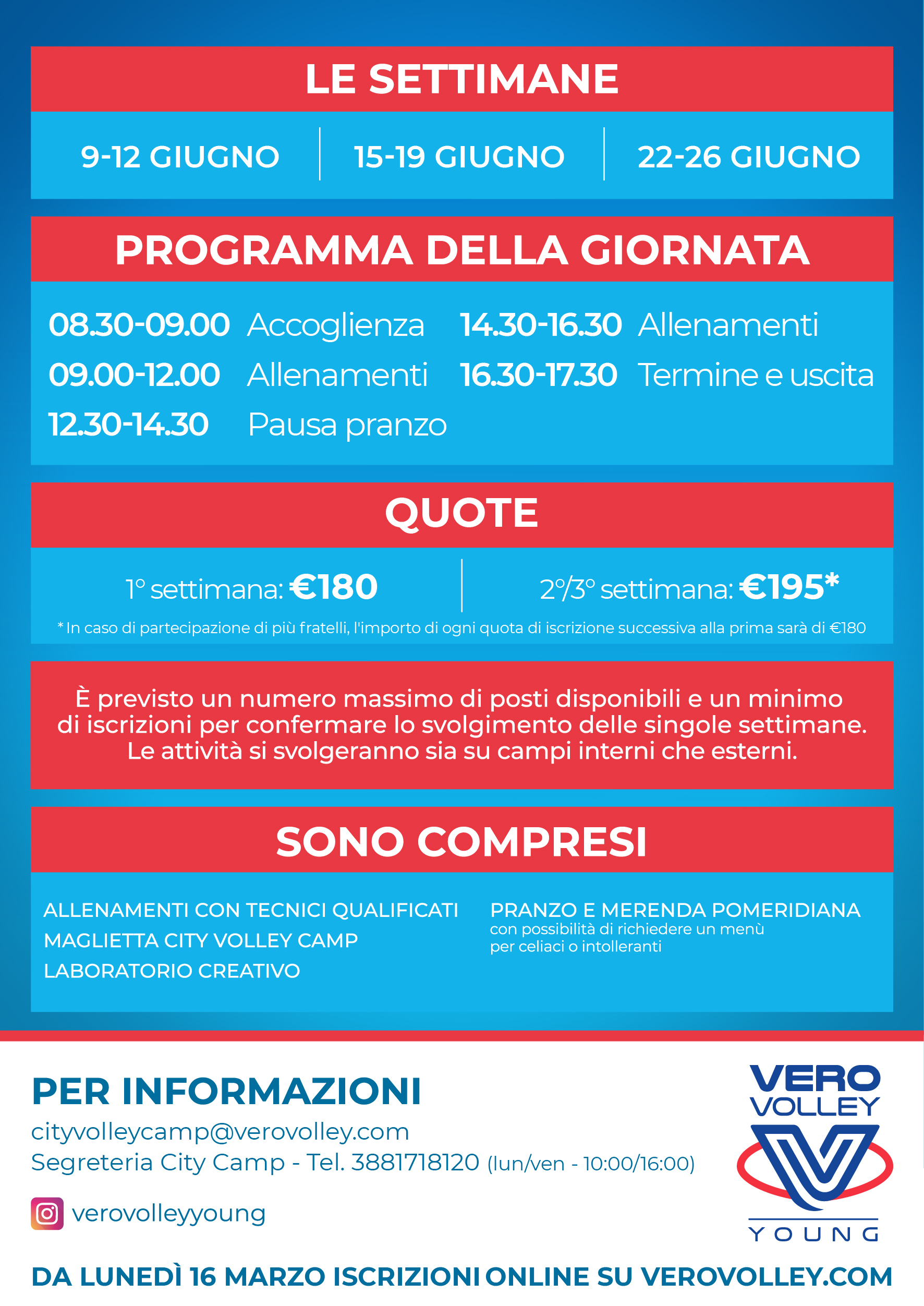 Vero Volley City Camp 2026: ufficialmente aperte le iscrizioni! - Vero ...