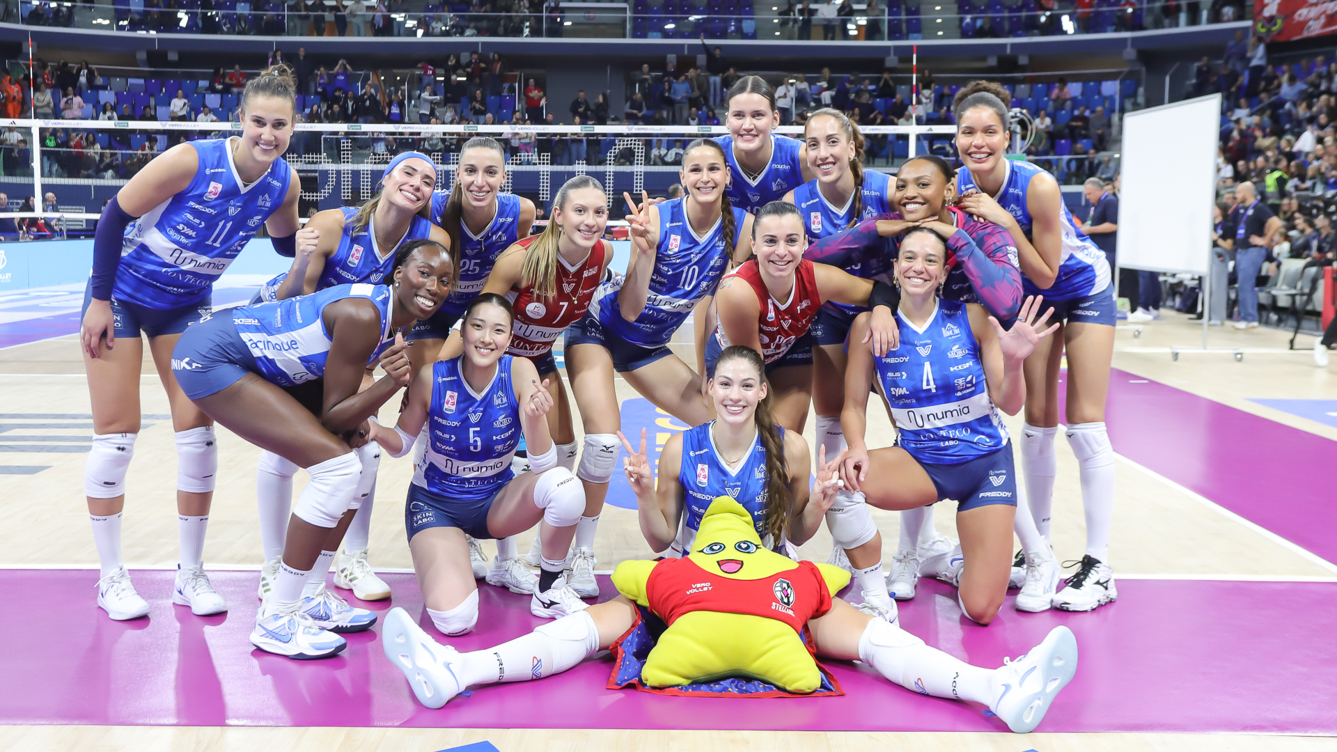 La Numia Vero Volley Milano mette la quinta e vola in testa: UYBA battuta 3-0