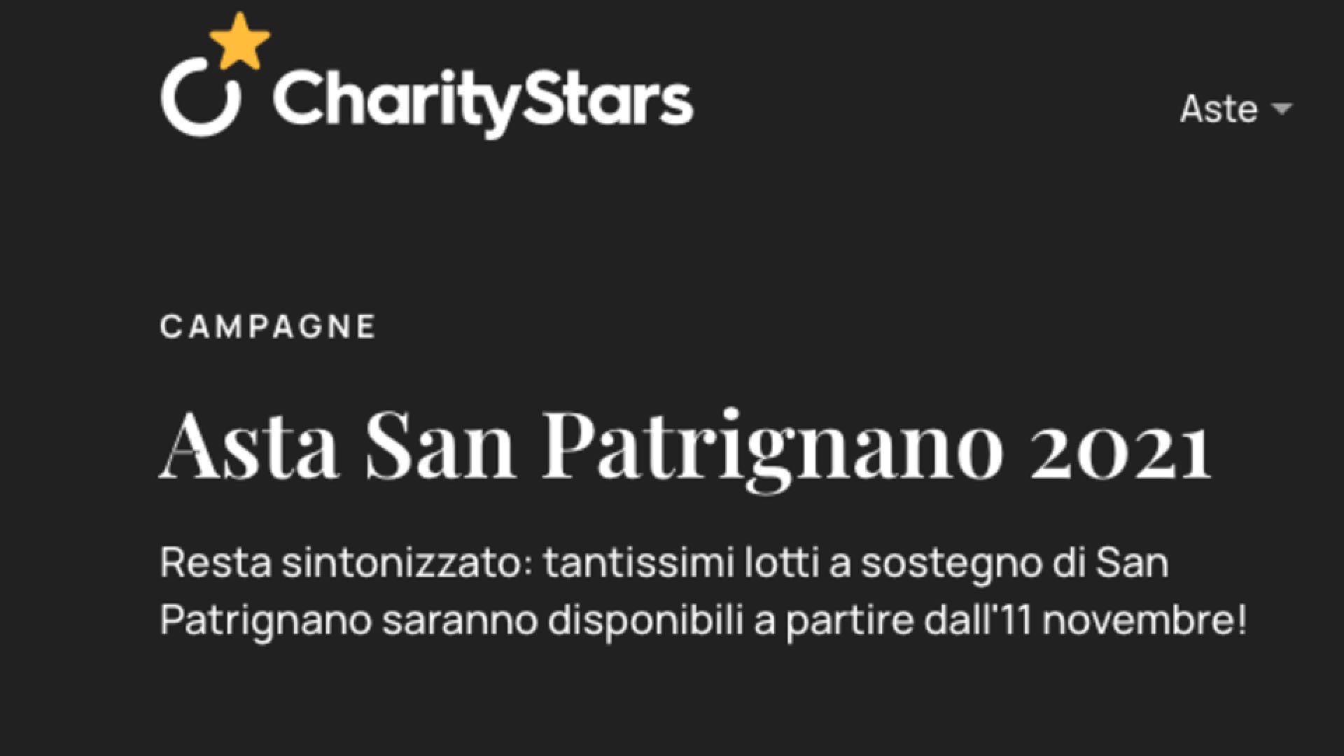 Asta San Patrignano