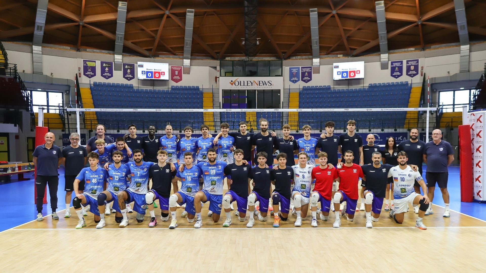 Monza Brescia allenamento congiunto