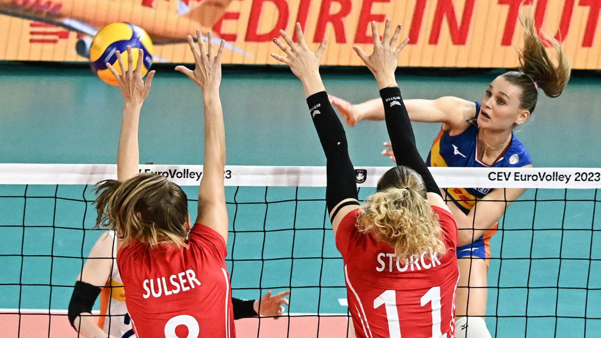 SVIZZERA- OLANDA
EUROPEI FEMMINILI 2023 PALLAVOLO 
VOLLEY FEMMINILE
FIRENZE 27/08/23
FOTO FIORENZO GALBIATI