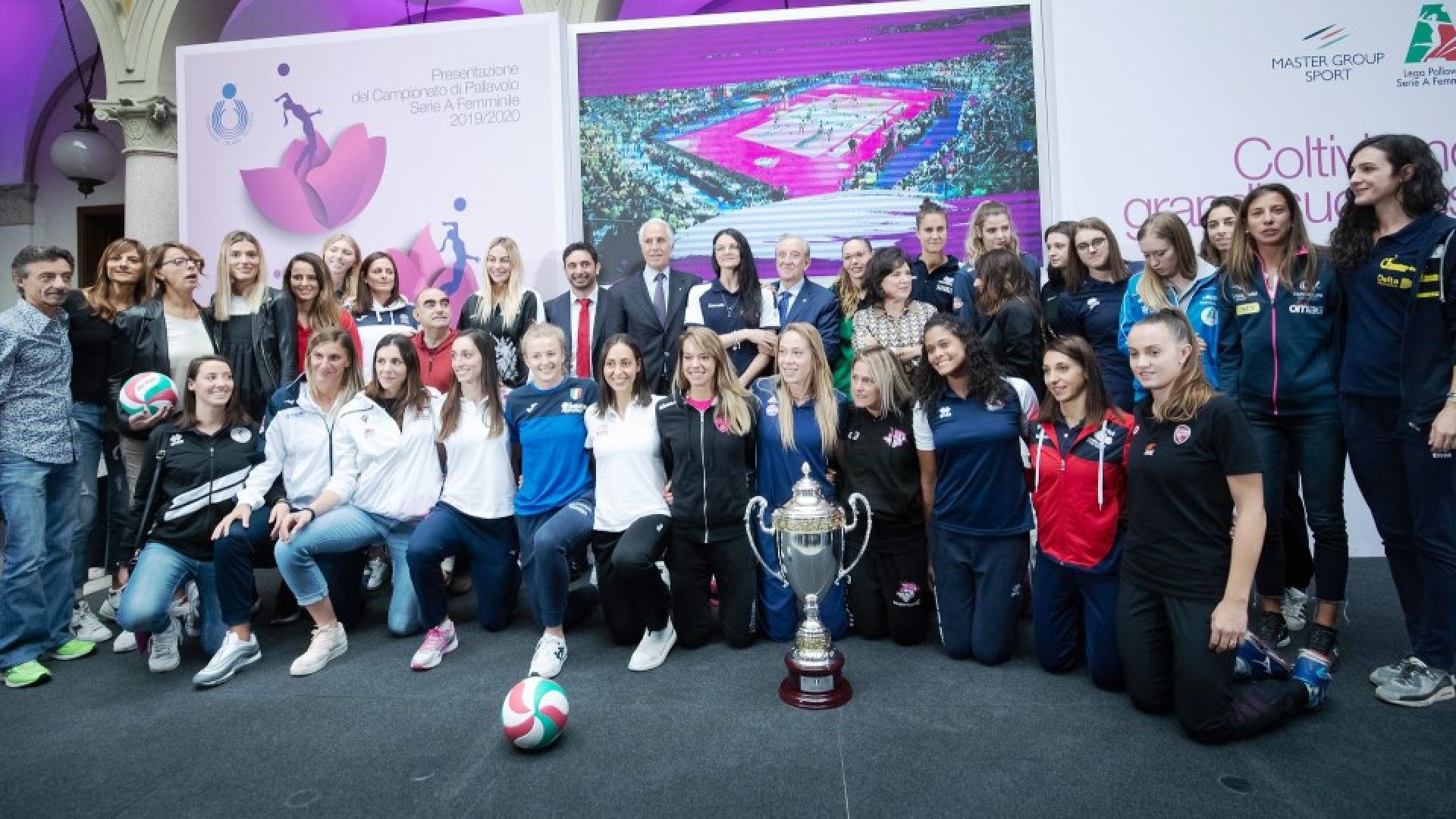 PRESENTAZIONE CAMPIONATO PALLAVOLO FEMMINILE SERIE A 2019-2020rFOTO FILIPPO RUBIN / LVF