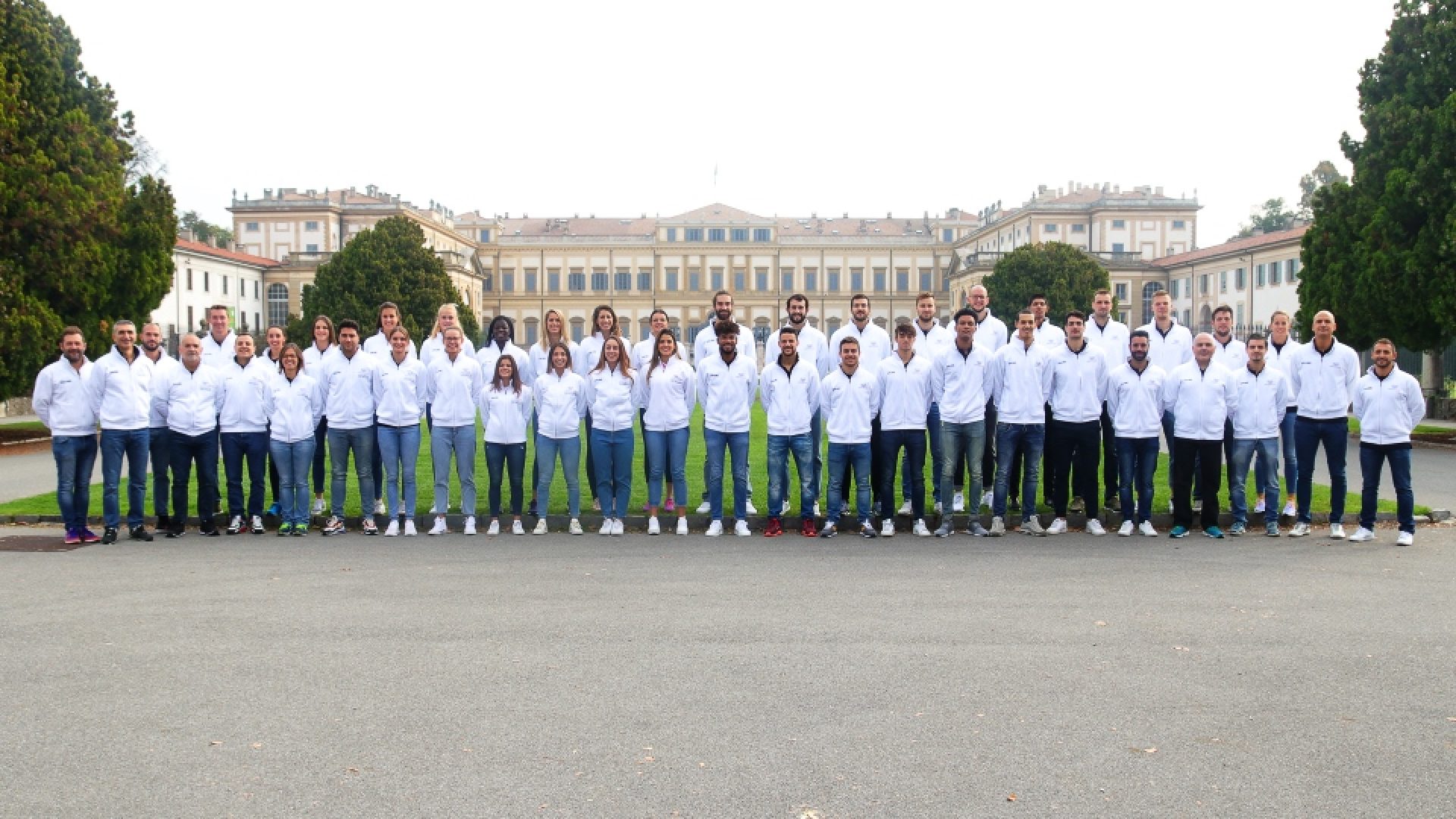 Squadre alla Villa Reale