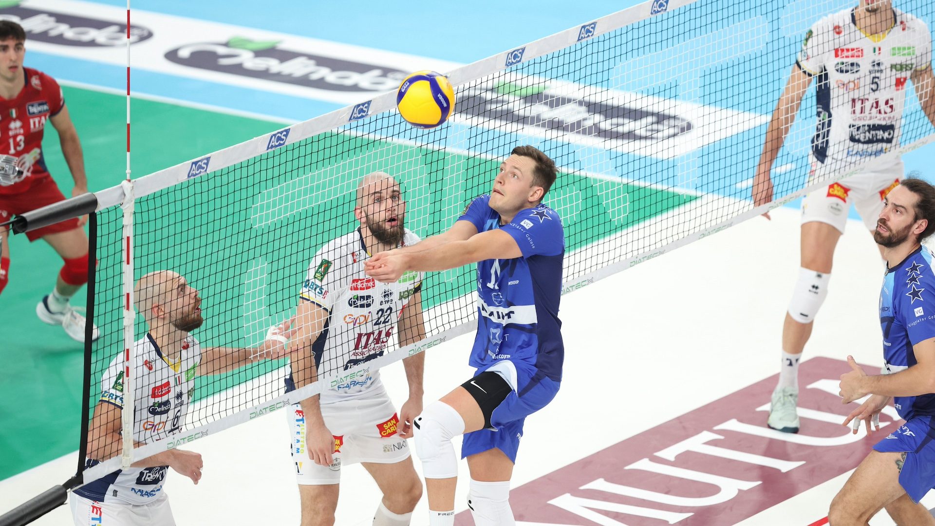 cronaca primo set trento monza