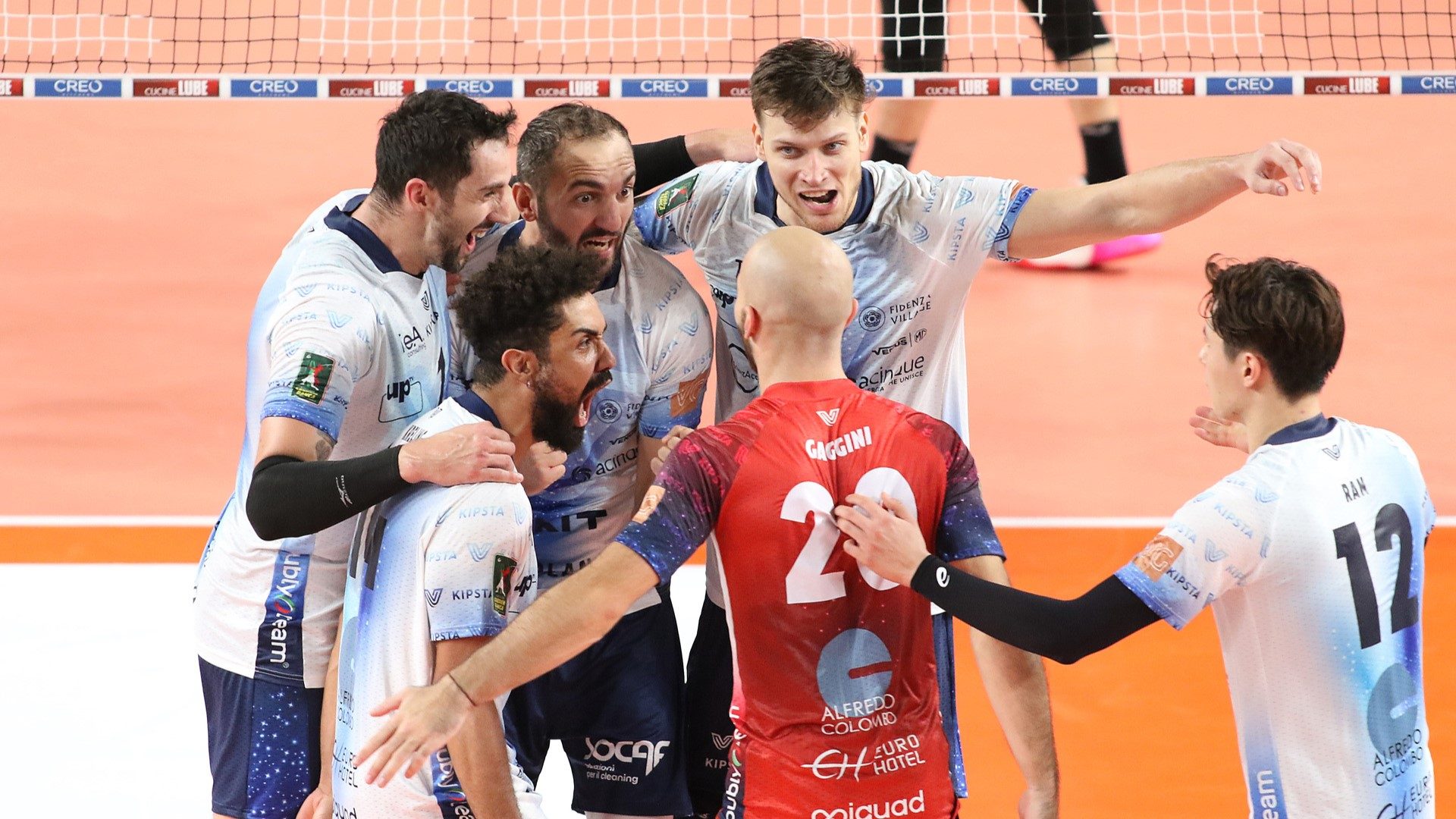 esultanza monza vs civitanova