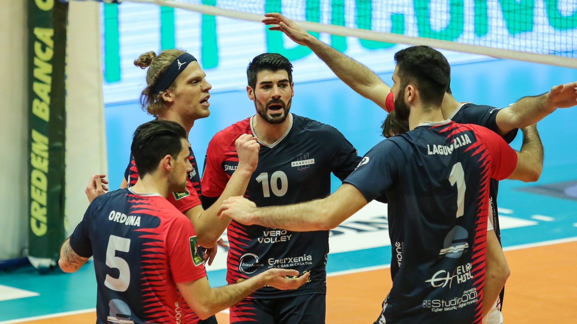 esultanza vero volley monza vs verona