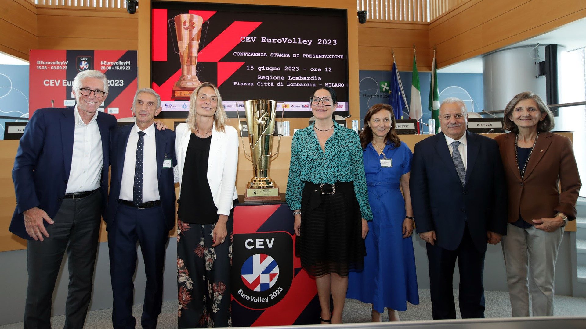 presentazione tappa Monza EuroVolley 2023