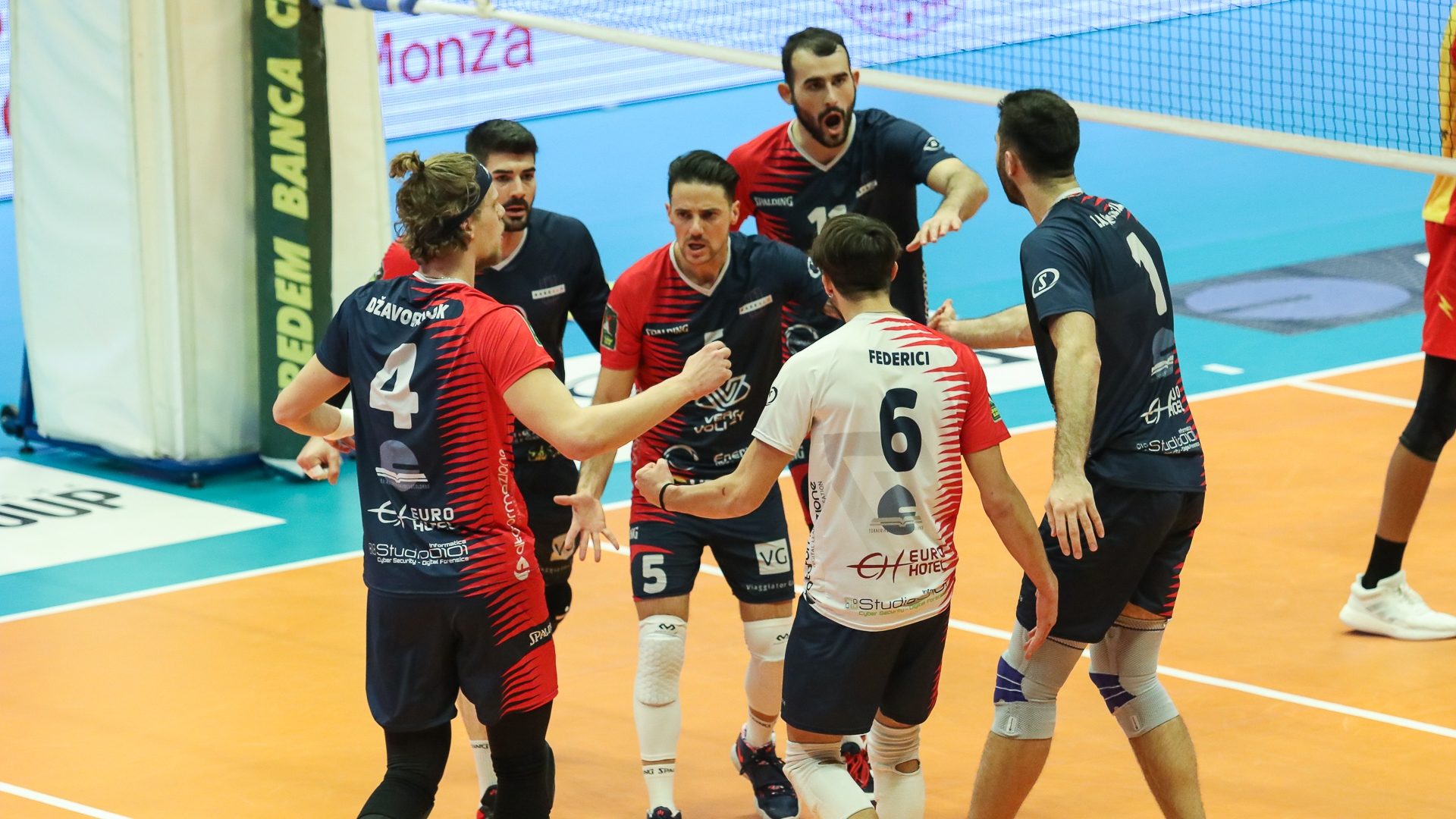 vero volley monza esultanza vs vibo valentia