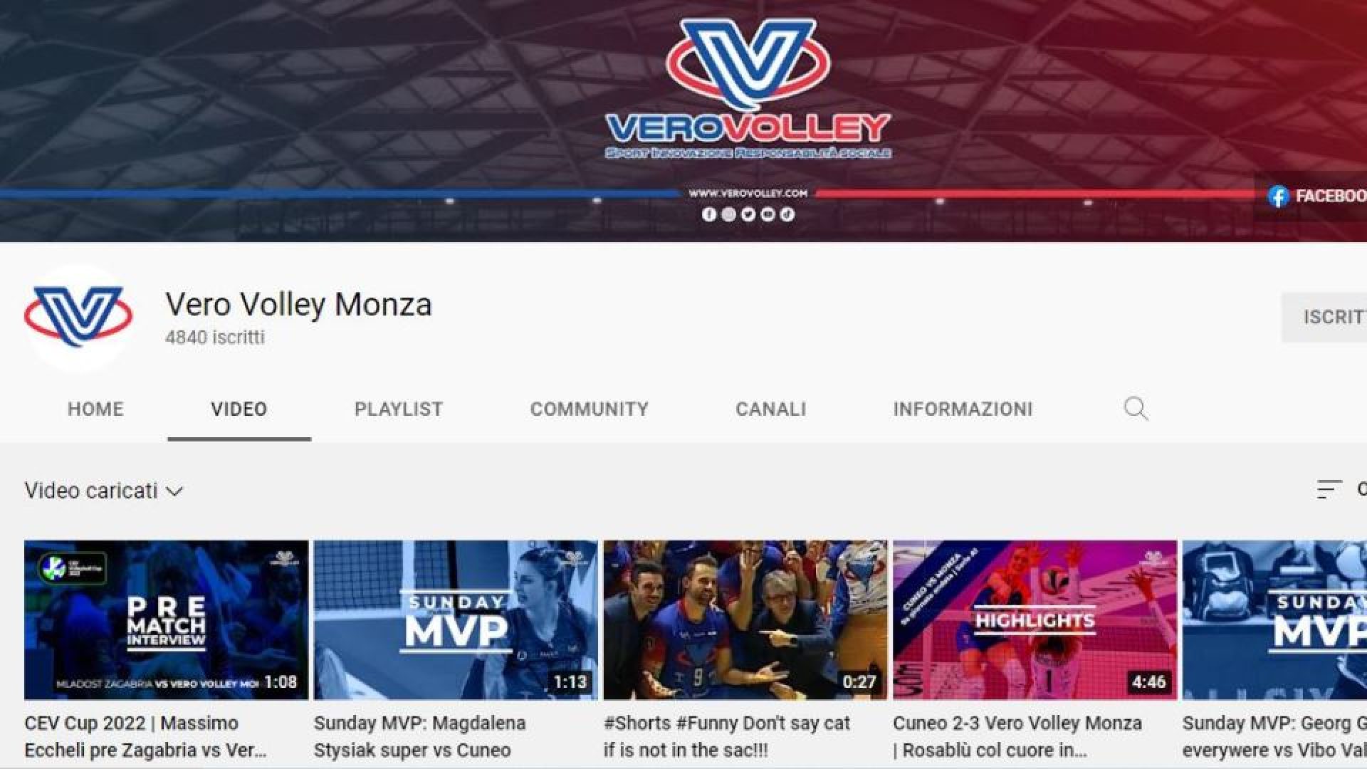 youtube vero volley